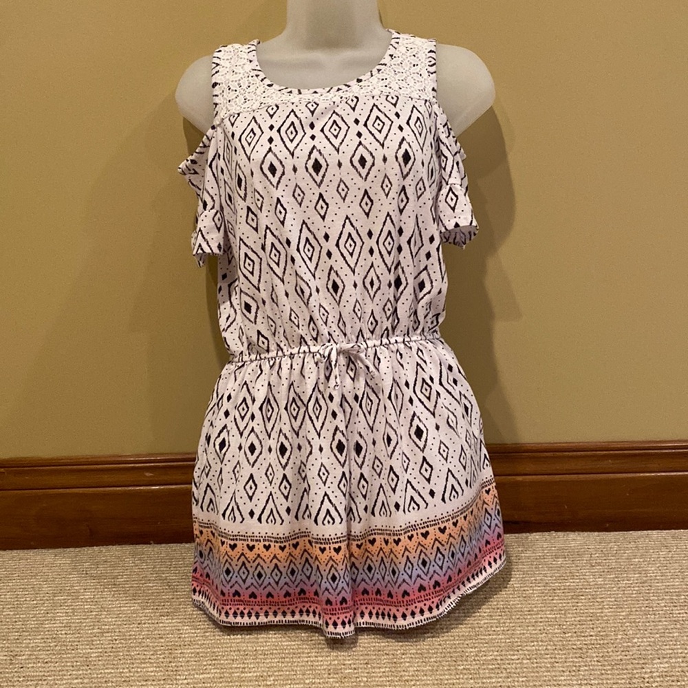 Girl’s Cold Shoulder Romper